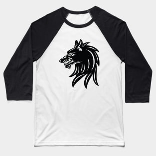 Wolf Head Baseball T-Shirt